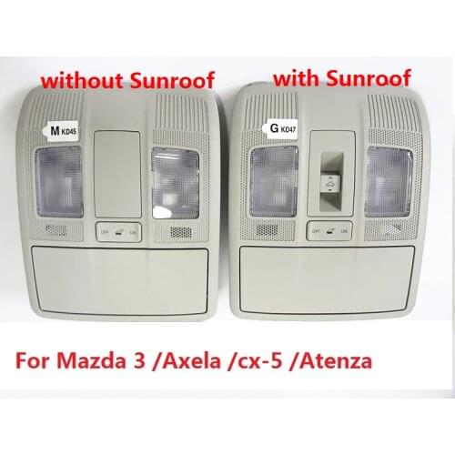 CAPQX For Mazda3 Mazda 3 Axela / ATENZA / CX-5 with Sunroof or no Car Interior Rear Reading Light Roof Dome Light Switch