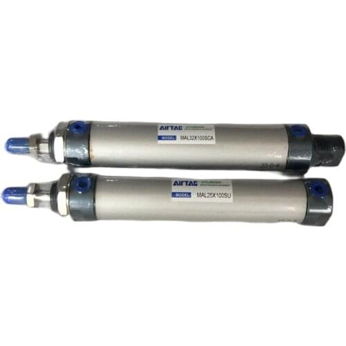 MAL25*25/50/75 / 100mm stroke Aluminum alloy cylinder MAL25 CA double acting single rod cylinder