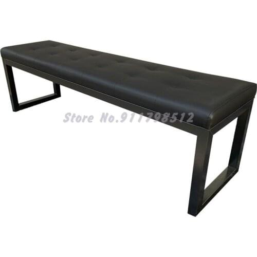 Long stool bench shoe store shoe changing stool fitting room trying on shoes clothing store sofa stool rectangular simple dressi