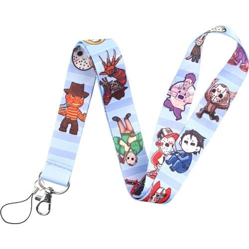DZ579 Classic Horror movie Lanyard Badge ID Lanyards Mobile Phone Rope Key Lanyard Neck Straps