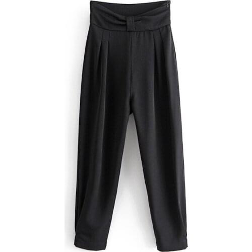 Женские брюки с высокой талией Klacwaya China At AliExpress