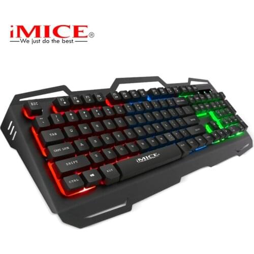 IMICE AK-400 Multifunctional Keyboard Waterproof Metal Suspension Backlit Keyboard For Wired Gaming Keyboard Illumin Game Laptop
