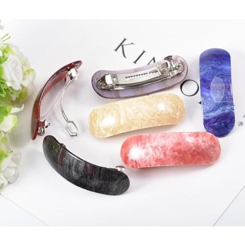 Fashion starry acrylic large hair Hair Clips Clamp For Women girl Claws Hairpin Headwear Clip Barrettes Fahion Hair Accessoriese