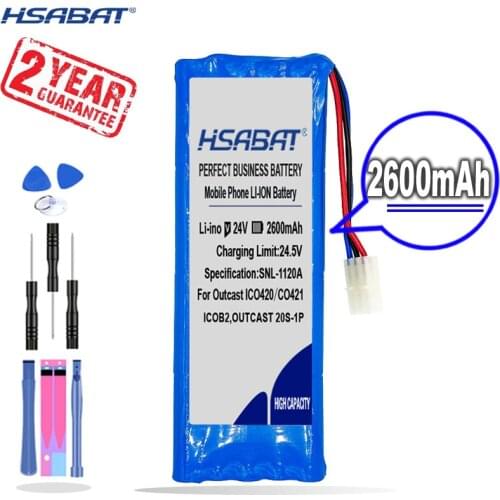 New Arrival [ HSABAT ] 2600mAh ICOB2,OUTCAST 20S-1P Replacement Battery for Soundcast Outcast ICO420, Outcast ICO421