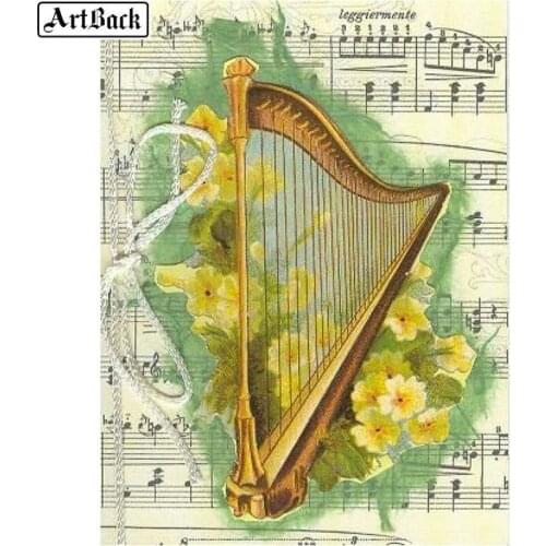 New 5d diamond painting instrument landscape full square drill sticker diamond mosaic resin diamond embroidery