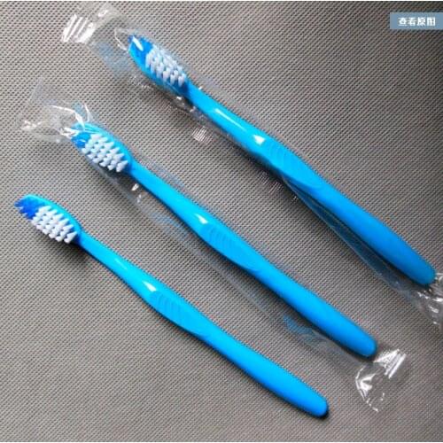 Hotel travel disposable toothbrush individually