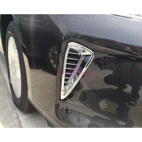 Front Reflector Fog Light Lamp Cover Sticker Decoration Garnish Moulding Trim 2015 2016 2017 For Toyota Camry Accessories