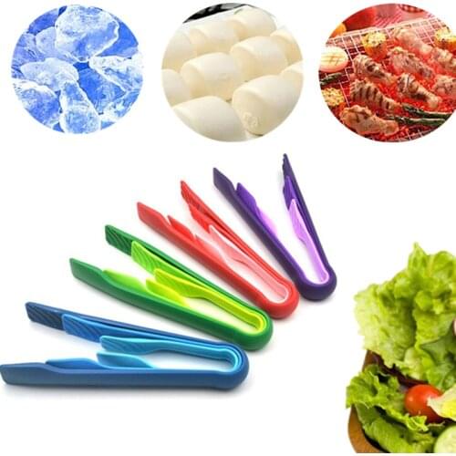 3Pcs/Set Plastic Kitchen Tongs Serving Cooking Tongs For Barbecue Cooking Salad Grilling Frying Kitchen Utensils