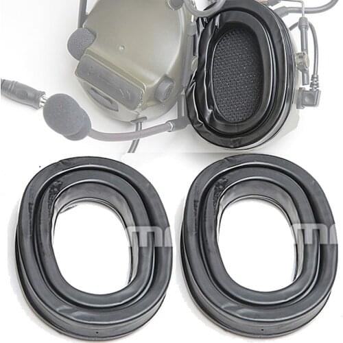 FMA Headset Earpiece Replacement Silicone Silica Gel Cushions Pad Mat For Falco ComTac 3 C3 ACH Headsets