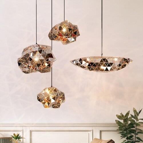 Modern stainless steel ceiling lamp Industrial Minimalist style Pendant Lights Dining room Bar cafe led Pendant Lamps luminaire