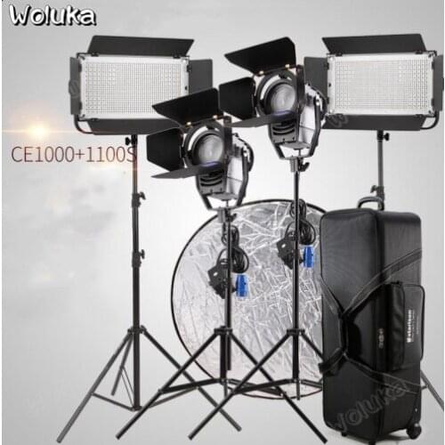 CE100W+1100S LED film and television gathering lights camera photography light film portrait interview micro film CD50 T08