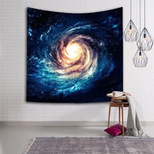 Nebula Space Universe Tapestry psychedelic Wall Hanging Room Sky Carpet Dorm Tapestries Art wall decor cover hanging cloth mat