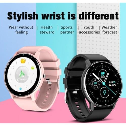 Smart Band Weather Display Blood Pressure Heart Rate Monitor Sports Fitness Pedometer Smart Watch Bracelet Waterproof Men Women