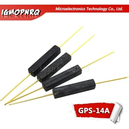 10pcs Reed Switch Plastic Type 2*14mm Normally Open Magnetic Switch Anti Vibration GPS-14A