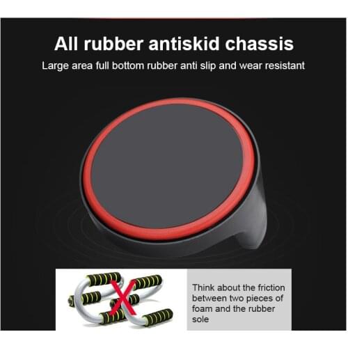 1 Pair Of Fitness Push Up Rotating Handles Solid Color Exercise Equipment Fitness Perfect Pushup Rotating Push Up Handles