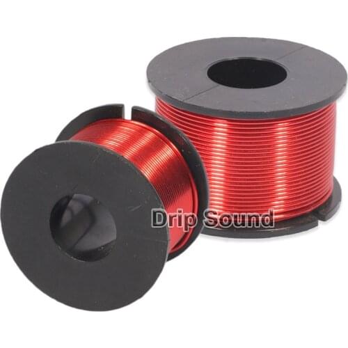 1pcs 2.0mm 0.5mH-5mH Speaker Crossover Audio Amplifier Inductor 4N Oxygen-Free Copper Wire Coil #Red