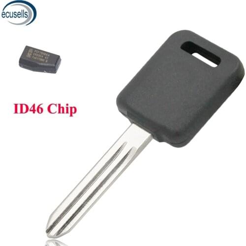 Transponder Car Key Case Shell Fob Case with ID46 Chip PCF7936AA for-NISSAN 350Z Almera Juke Micra Primera