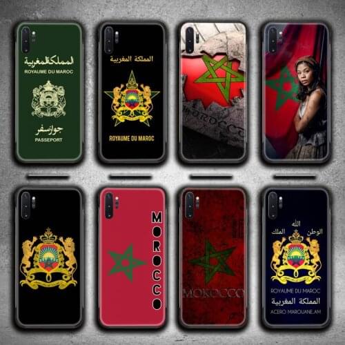 Morocco Flag Coat Of Arms Phone Case For Samsung Galaxy Note20 ultra 7 8 9 10 Plus lite M51 M21 M31 J8 2018 Prime