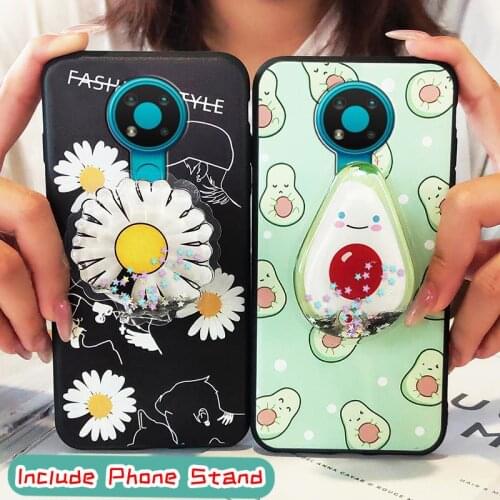 Kickstand Back Cover Phone Case For Nokia 3.4 Durable Soft Case Dirt-resistant Waterproof foothold