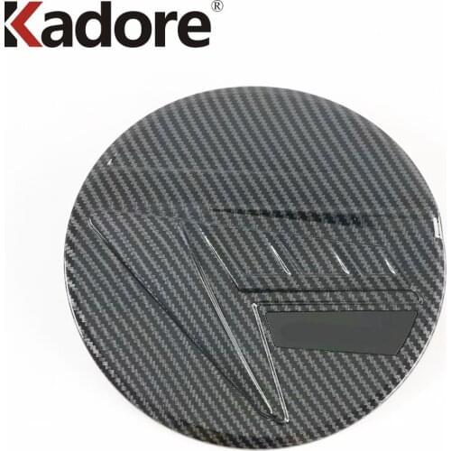 For Hyundai Elantra 2021 2022 Carbon Fiber Fuel Gas Tank Cover Trim Decoration Frame Covers Sticker Car Styling Accessories