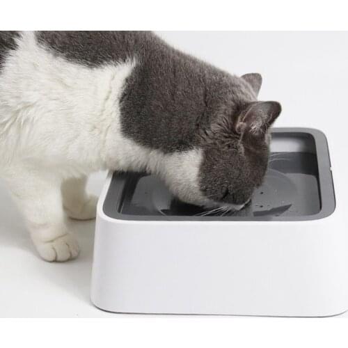 Pet Dog Cat Bowl Floating Bowl Water Drinker Not Wet Mouth Splash Water Cat Bowl Not Sprinkler Water Dispenser Portable Dog Bowl