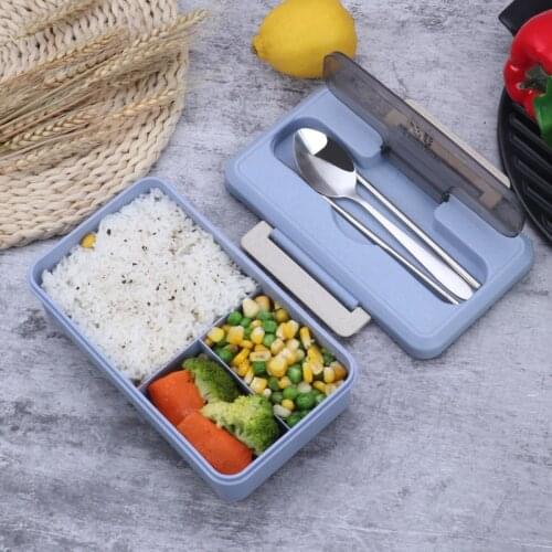 Leakproof Lunch Box Portable Hiking Camping Office School Food Container Microwave Heating Keep Fresh With Tableware Bento Box