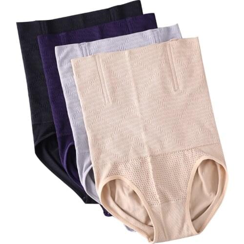 Plus size Women High Waist trainer Body shaper Slimming pants Shapewear Tummy fajas colombianas butt lifter corrective Underwear