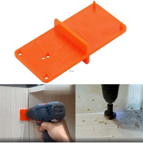 35mm 40mm Hinge Hole Drilling Guide Locator Hole Opener template Door Cabinets DIY Tool For Woodworking tool Drop ship