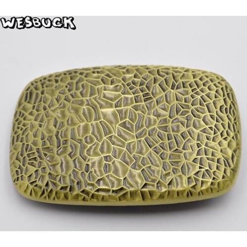WesBuck Brand Blank DIY Metal Belt Buckles for Man Unisex Western Buckle