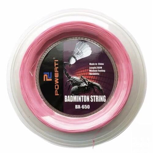 Powerti 0.72mm Badminton String Coil 200m Trainging Cheap Badminton Racket String Cheap Good
