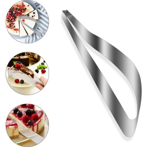 Stainless Steel Cake Pie Slicer Cookie Fondant Cake Cutters Pie Knife DIY Bread Pastry Divider Cake Clamping Device Baking Tools