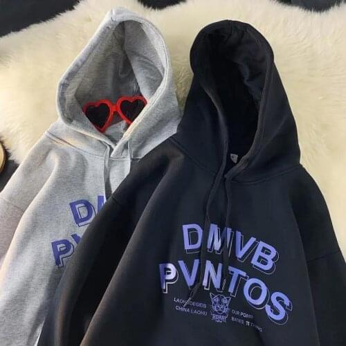 New Sweet Girl Hoodies Letter Printing Sweatshirt Women Oversized Tops Korean Fashion Brand Harajuku Hoodie Clothes for Teens