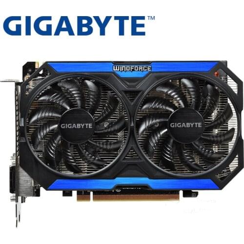 GIGABYTE Video Card Original GTX 960 2GB 128Bit GDDR5 Graphics Cards for nVIDIA VGA Cards Geforce GTX960 Hdmi Dvi game Used