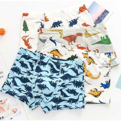 1 Pcs Baby Boys Panties Cotton Dinosaur Cars Underwear Boxers Underpants for Kid Childrens Underwear Clothing Kids Underwear