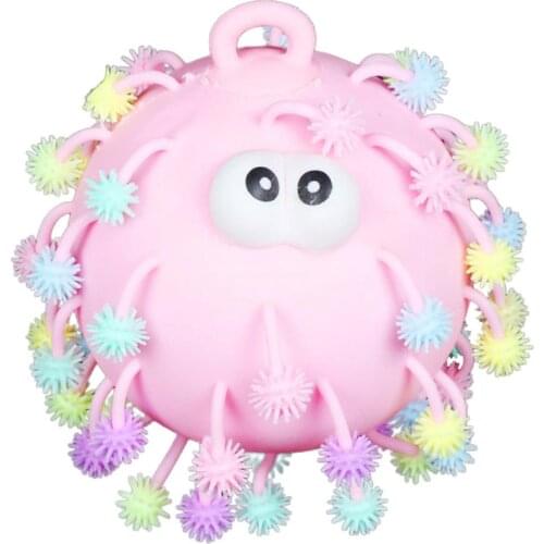 1PC New Fidget Squeeze Ball Cute Spiky Small Hedgehog Squishy Finger Sensory Toy Finger Decompression Toys For Children Gift