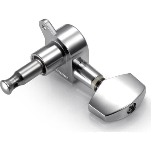 6 Pieces Silver Acoustic Guitar Machine Heads Knobs Guitar String Tuning Peg Tuner(3 for Left + 3 for Right)