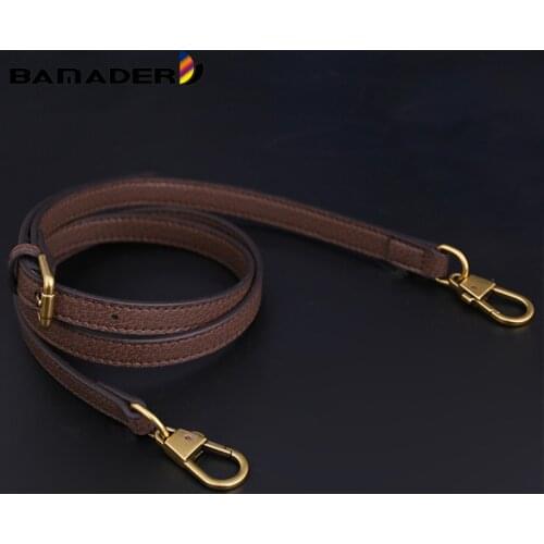 BAMADER Brown Bag Strap Replace Strap for Bags Apply to Luxury Brand Woman Handbags Leather Shoulder Strap Belt Bag Accessories