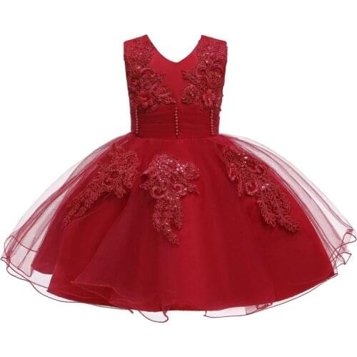 Newborn Baby Girl Clothes Christmas Dress For Baby Girl Clothing Kids 1st Birthday Party Princess Dress vestido 9 Month-5Yrs