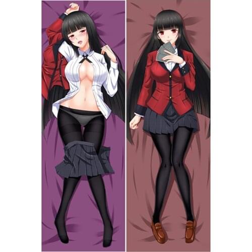 Anime Kakegurui Twin pillow Cover Jabami Yumeko Dakimakura case Sexy girl 3D Double-sided Bedding Hugging Body pillowcase