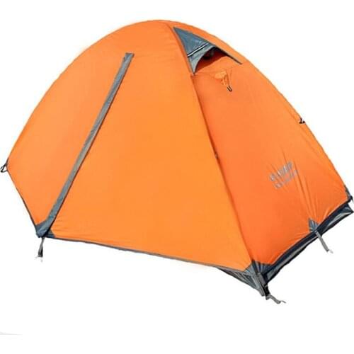 Fonoun Camping Tent Rainproof Windproof Double Layers 1-2 People Fluorescence Material FNT63