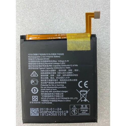 HST New Battery 3320mAh HE354 Battery For Nokia 9 Nokia9 PureView TA-1082 TA-1087 HE 354 TA 1082 1087 Mobile Phone Bateries