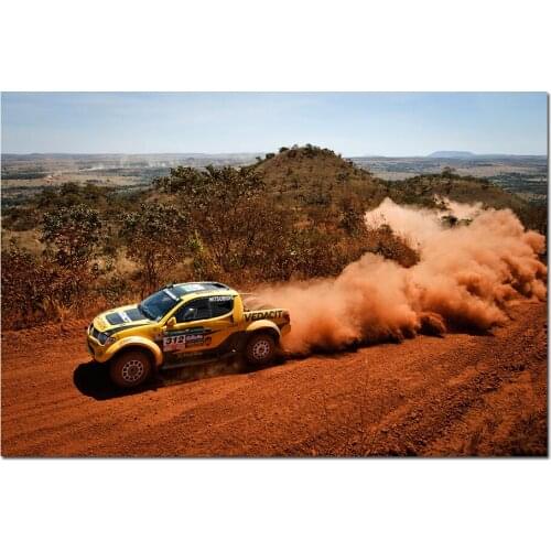 Mitsubishi L200 Triton Rally Car Wall Art Gifts Poster and Print Canvas Paintings For Bedroom Home Decor