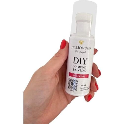 DIY Diamond Painting Conserver Permanent Hold & Shine Effect Sealer for All Diamond Painting Brightener Glue Keep Shiny 100ml