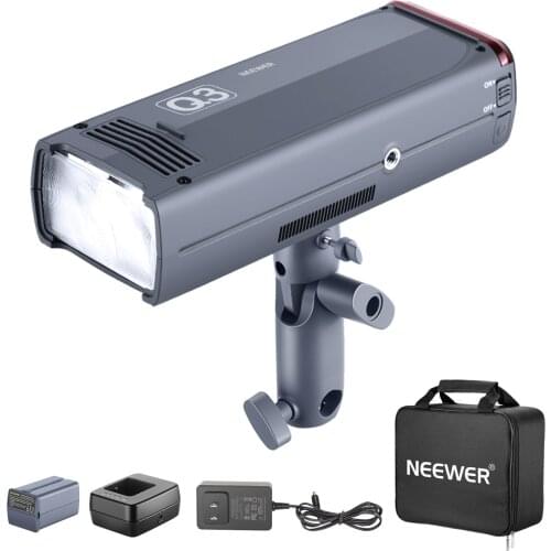Neewer Q3 200Ws 2.4G TTL Flash Strobe 1/8000 HSS Cordless Monolight with 3200mAh Lithium Battery to Cover 500 Full Power Shots