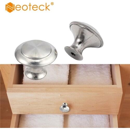 Neoteck 10Pcs/set 28mm Knobs Cupboard Pulls Drawer knobs Kitchen Wardrobe Pull Cabinet Handles Furniture Handle Hardware
