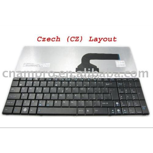 New Laptop keyboard for ASUS N50 N53S N53SV K52 K52F K53S K53SV K72F A53 A52 U50 G51 N51 N52 N53 N53 Black CZECH MP-07G76C0-8862