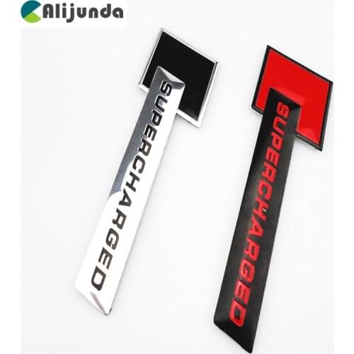 New 3D Metal Motorsport SUPERCHARGED Car styling Emblem Badge Sticker for Jeep Grand Cherokee