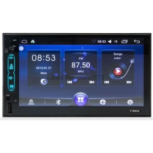 By DHL 10pcs Car MP4 MP5 2Din 7'' Bluetooth Video Players Touch Screen Car Auto automagnitol GPS Navigation Audio Radio