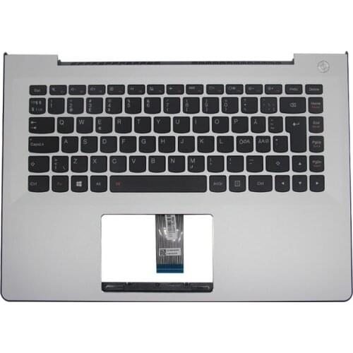 Applicable To The new Lenovo S41-70 300S-14 Palm Pad Keyboard Silver Nordic With Backlight 5CB0J32963