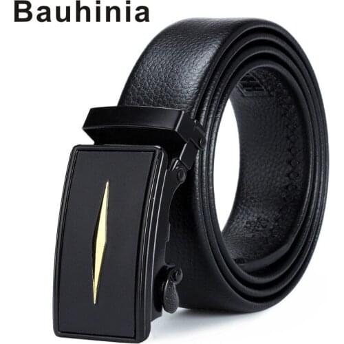Bauhinia brand new meteor shower automatic buckle scratch-resistant 120CM edging mens casual waist charm belt
